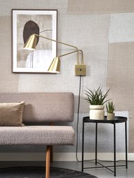 Wandlamp Bremen 2-kap, goud