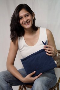 Laptop Case | Dyed Corduroy Sleeve iPad Colours Vincent Blue