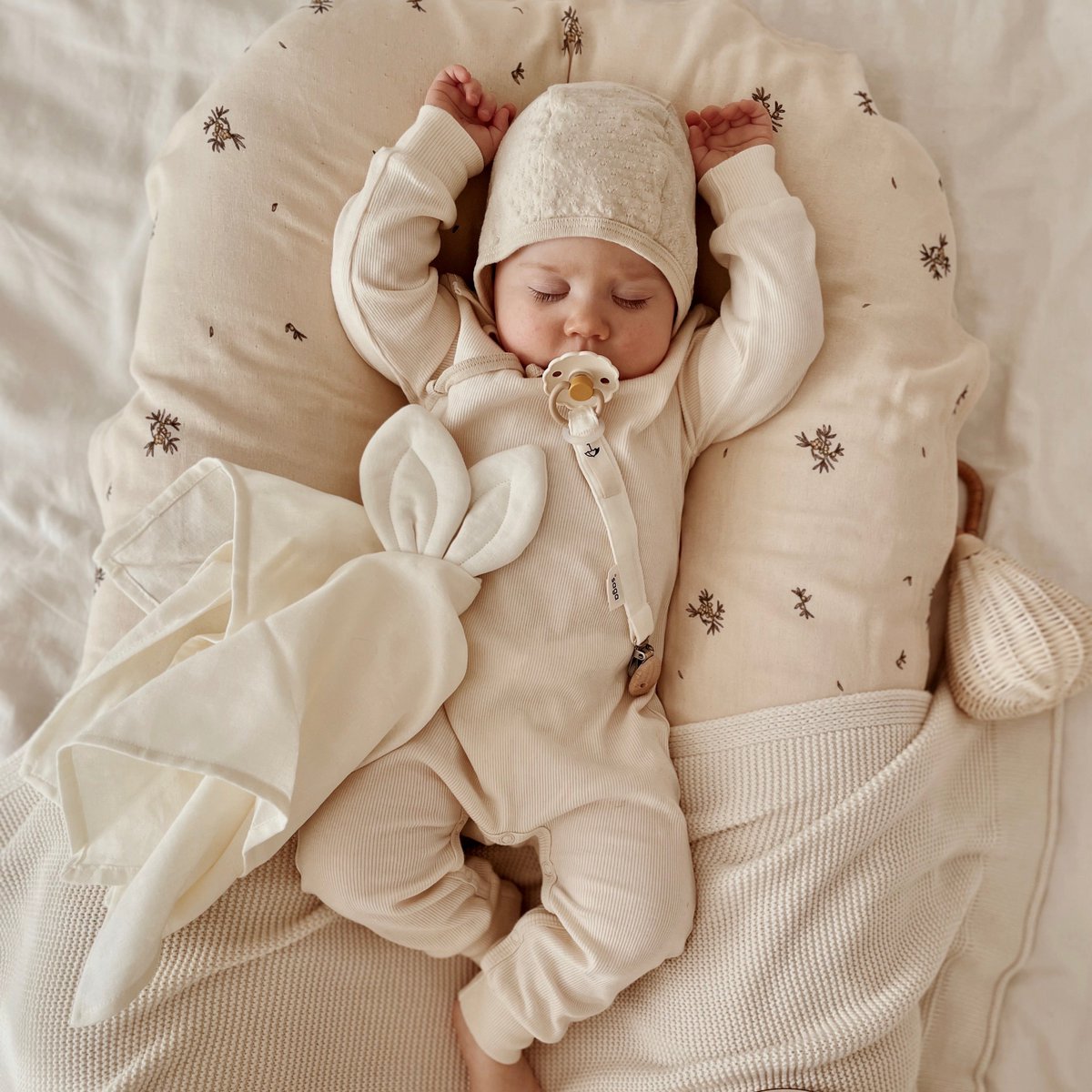 Kuscheltuch - Snoppa - Creme - 2. Wahl