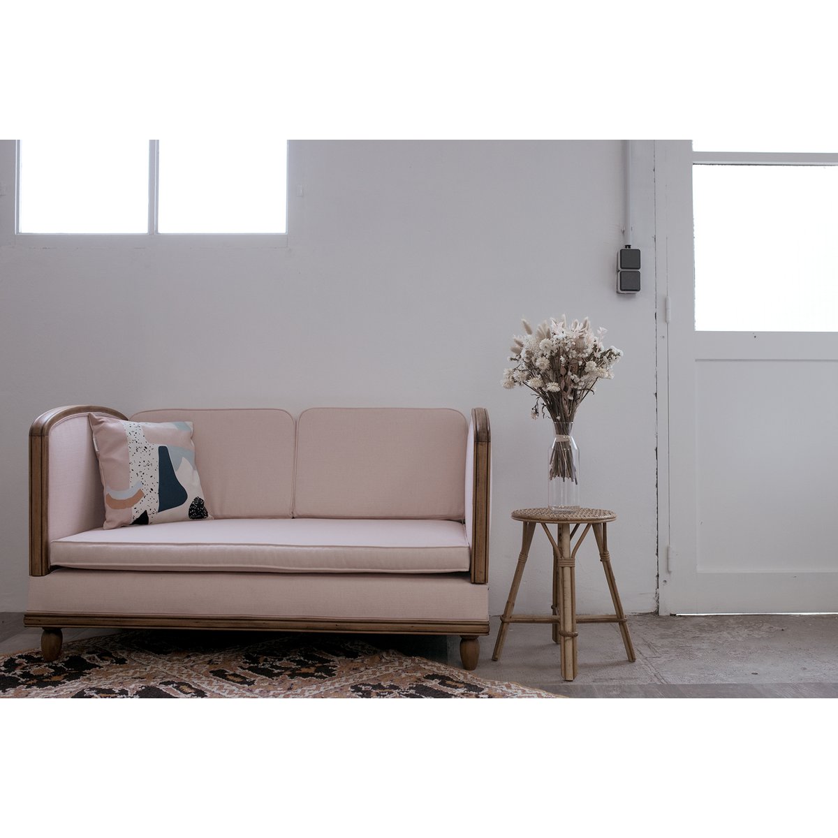 METEORE velvet cushion