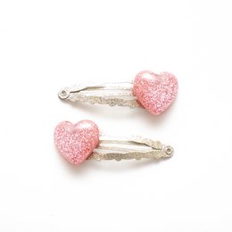 Duo Premium Haarspangen für Kinder – Sparkle Eclats de Coeurs