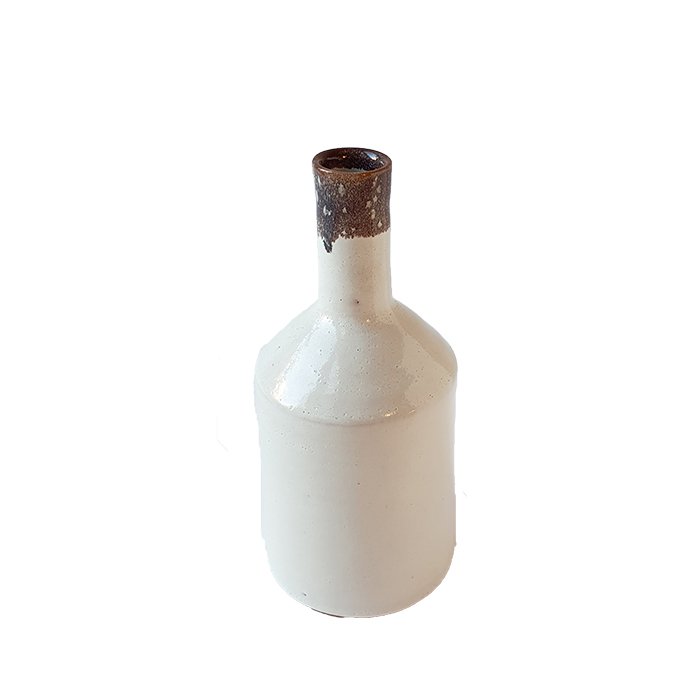 ANNA NERA Fairtrade Vaas - Kaarsenstandaard - Vase à col roulé / Bougeoir XL