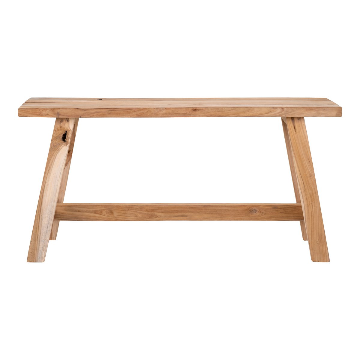 Barcelona Bench - Natural Teak, 90x25x45cm