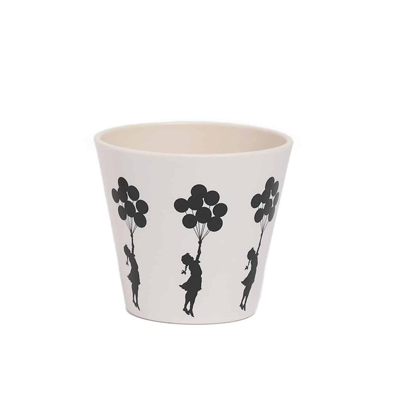 Banksy Taza Espresso en RPET 90 ml - Flying Balloons Girl