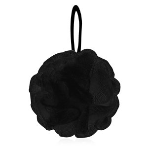 Netzschwamm mit Kordel, Farbe: schwarz