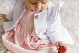Sweet pink dress for baby girl