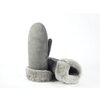 Lammy Mitten Double Face Grau