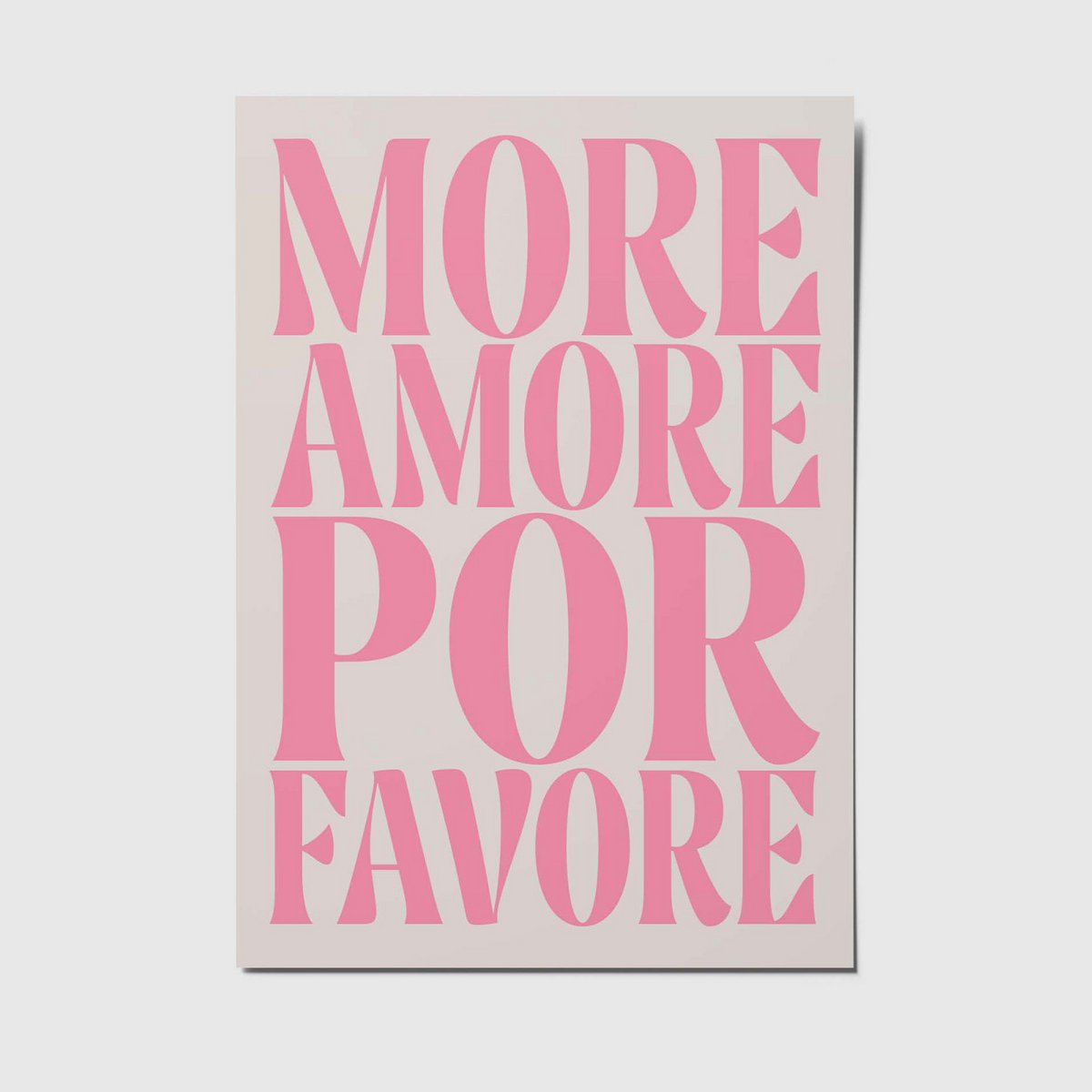 More love please - A6 Postkarte