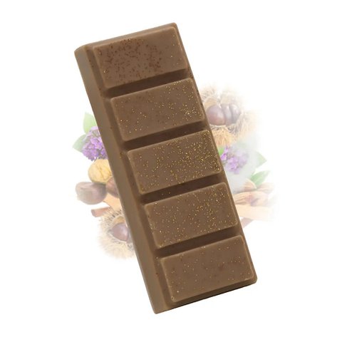 Roasted chestnut flavored fondant