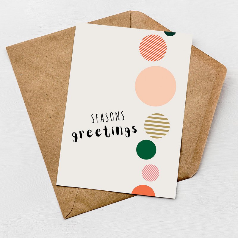 Merry & Bright Christmas Card 6 Pack
