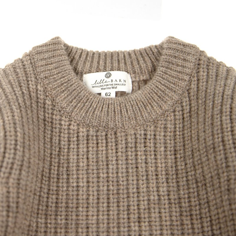 Maglione per neonati in lana lavorata a maglia - Lana Merino - Cobble