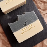 Natural soap "Cedar & Charcoal", vegan, palm oil -free