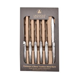 Caja de 6 cuchillos STEACK METAL