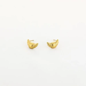 Croissant studs - oorknopjes JE18739 - GOLD