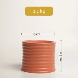 Duftkerze | Sojawachsglas 500g 3-Docht-Baumwolle | Steingut