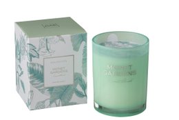 J -Line scented candle Gardens - Glass - Blue - Large - 70U