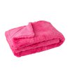 J-Line deken Cutie - polyester - roze