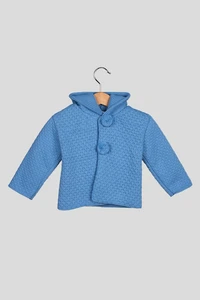 Gestrickte Babyjacke mit Hoodie 309