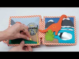 Dinosaur Friends – 6 Page Mini Quiet Book