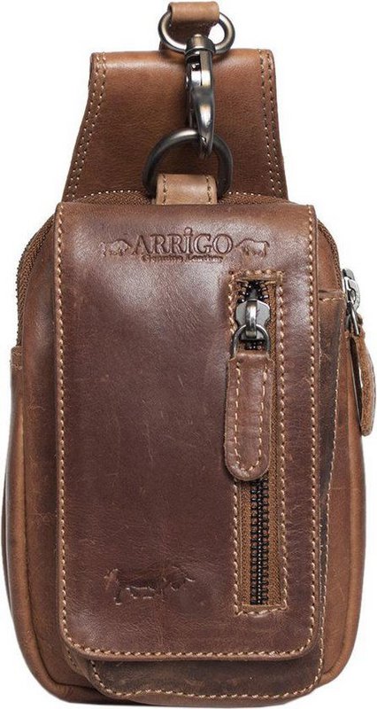 Beltpose Cognac Leather Leather Hip Bag Leather Fanny Pack Festival