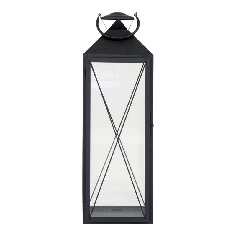 Casa Lantern, set di 2 - Lanterna, acciaio e vetro, nero, set di 2
