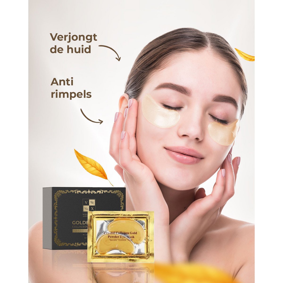 24K Goud Collageen oogmasker 12 paar