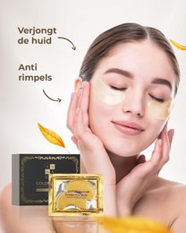 Masque pour les yeux au collagène en or 24 carats 12 paires