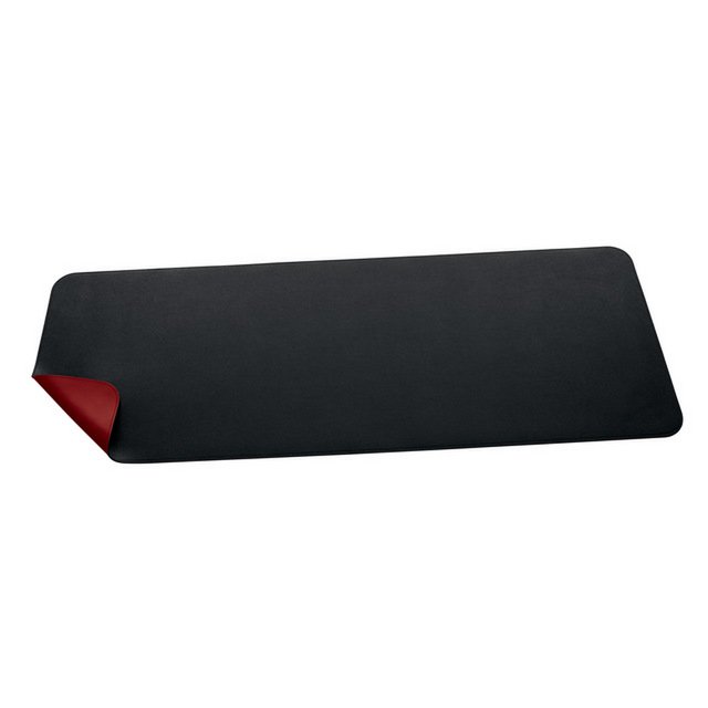 Onderlegger oprolbaar Sigel zwart-rood, 800x300x2mm imitatieleer, dubbelzijdig