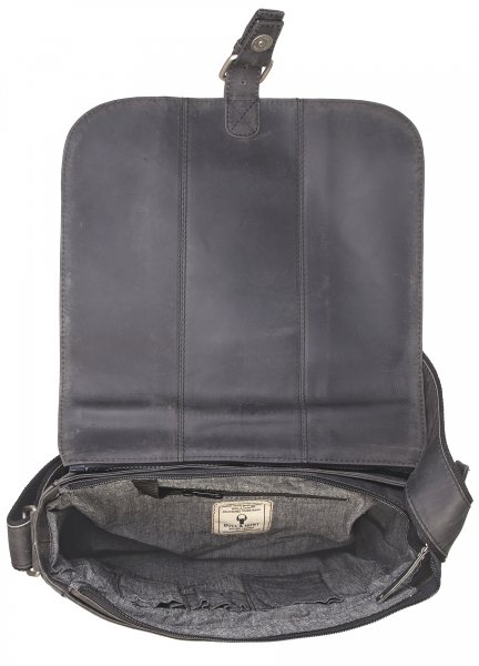 Femogtyve messengerbag anker sort *en taske to stilarter *