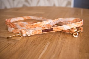 Velvy marble dog leash adjustable