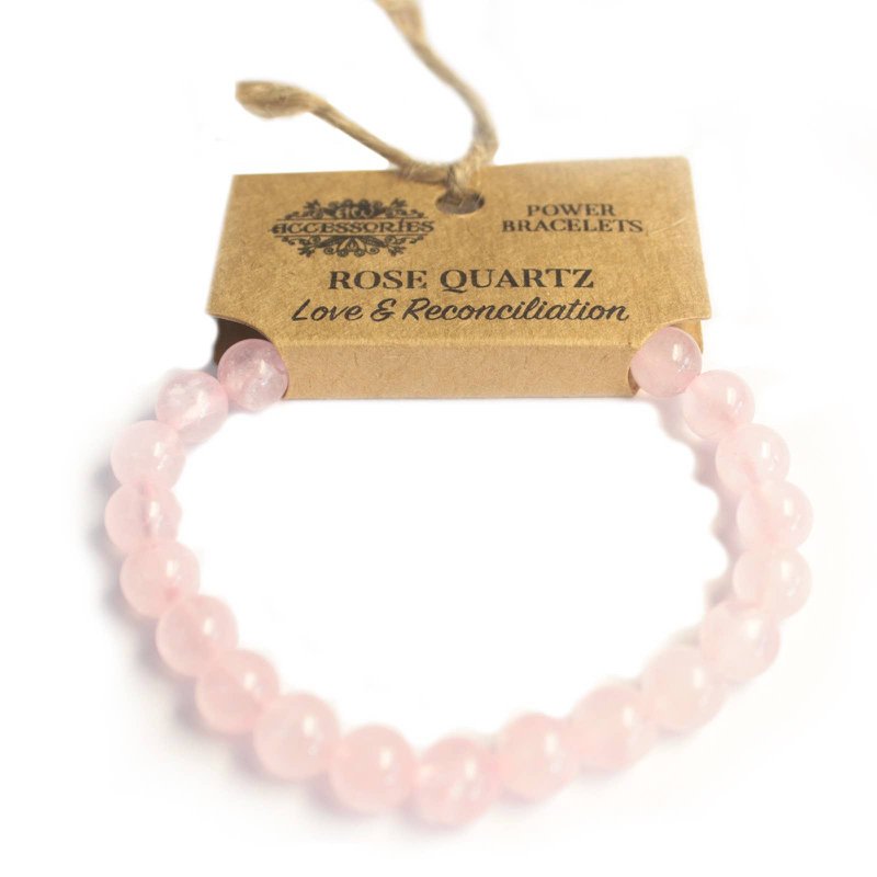 Power-Armband – Rosenquarz