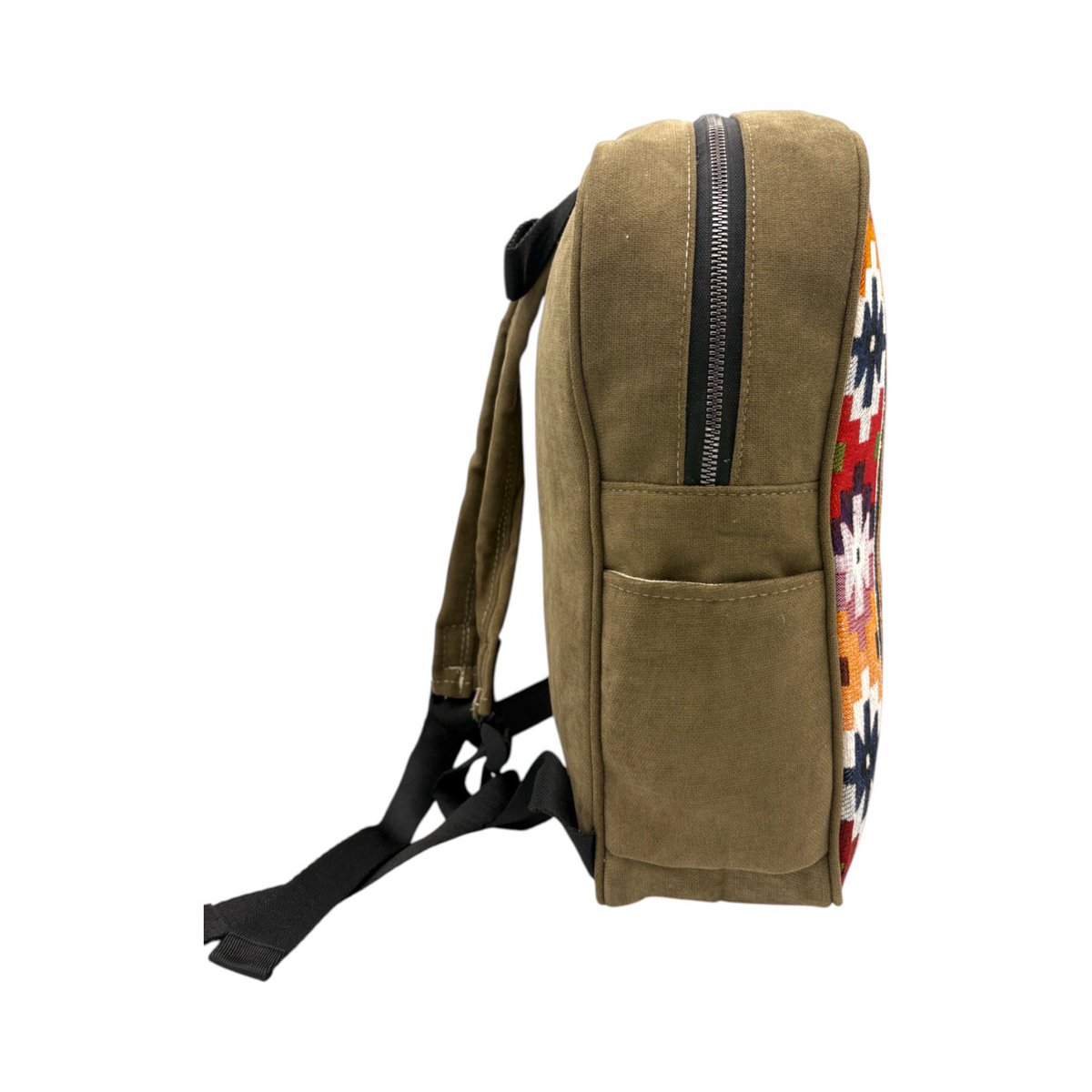 Za zaino - Indigen - Khaki - 35 x 26 x 11,5 cm