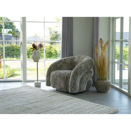 Valletta Lounge Chair med drejefunktion - Natur, 93x83x70 cm