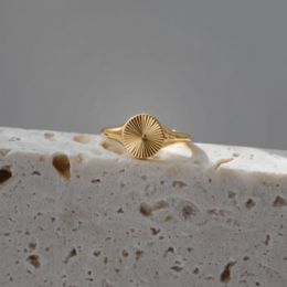 Peyton - Geometrischer Starburst-Ring