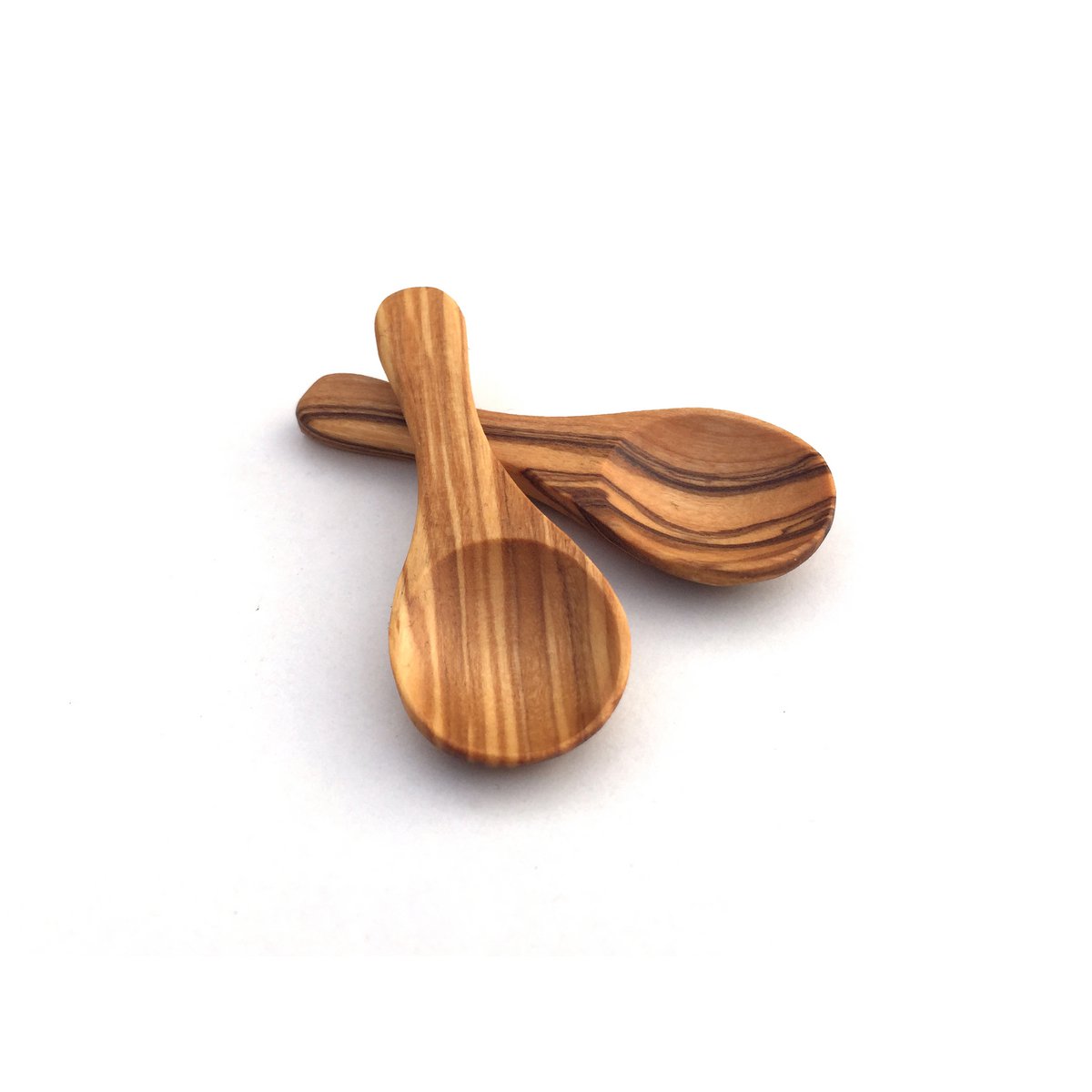 Mini cuillère 6 cm en bois d'olivier