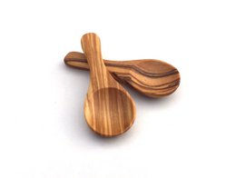 Mini spoon 6 cm made of olive wood