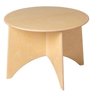 Pertina - Van Dijk Toys Wooden Round Children's Table Apollo for toddlers - Ø75 cm height 60 cm