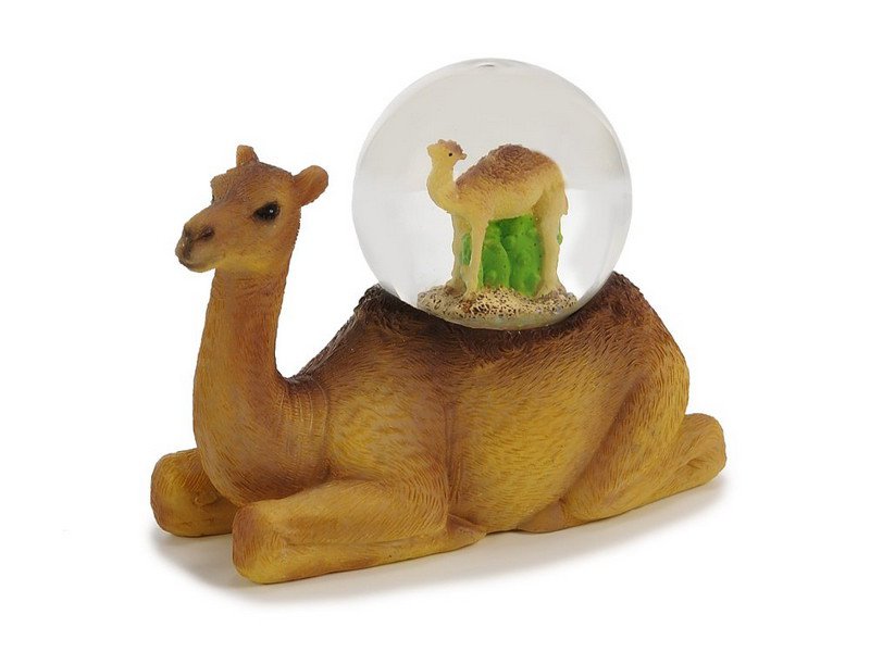 Poly Kamel mit Kamel Glitzerku