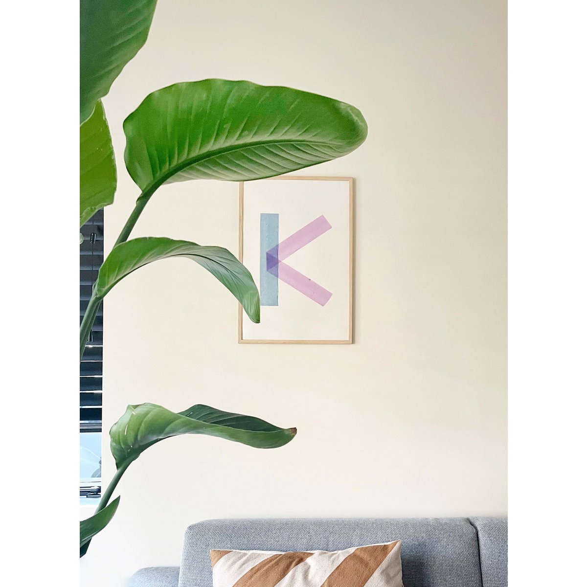 Plakat bogstav O print - Kreative noter