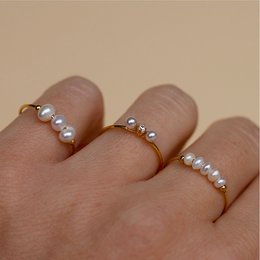 Gurk - Pearl Ring Gold