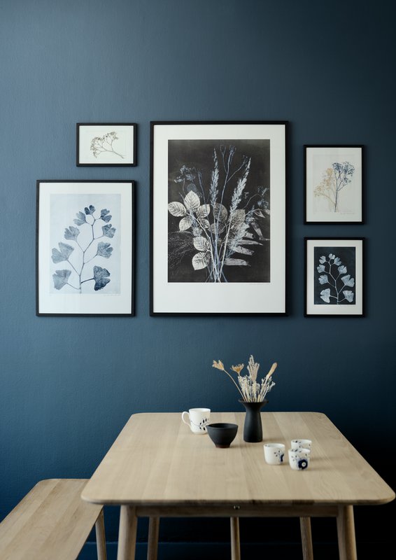 Wild bouquet blue 70x100 cm
