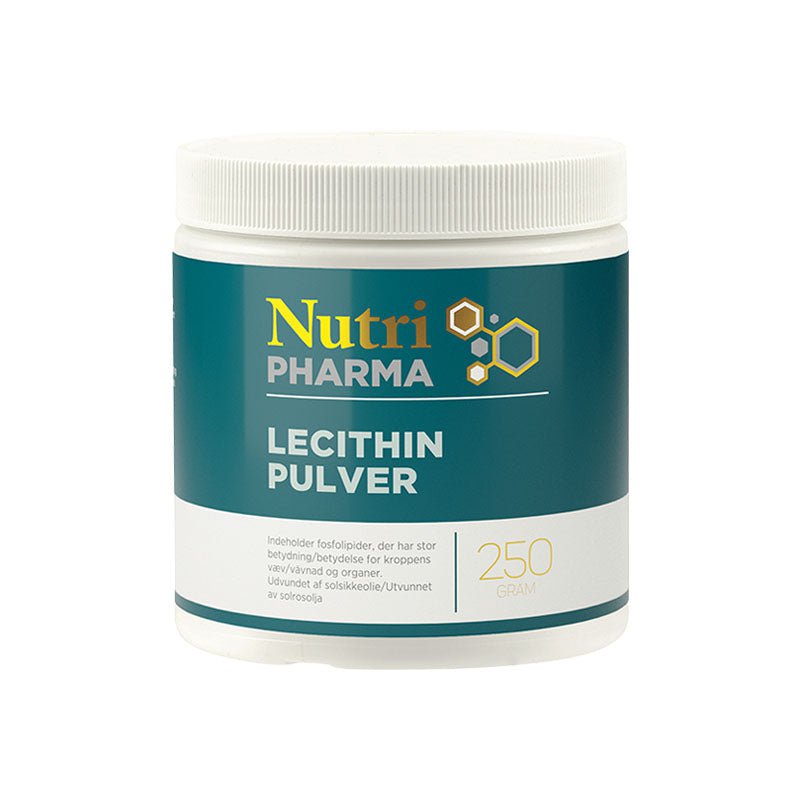 NutriPharma, POUDRE DE LÉCITHINE, 250 GRAMMES