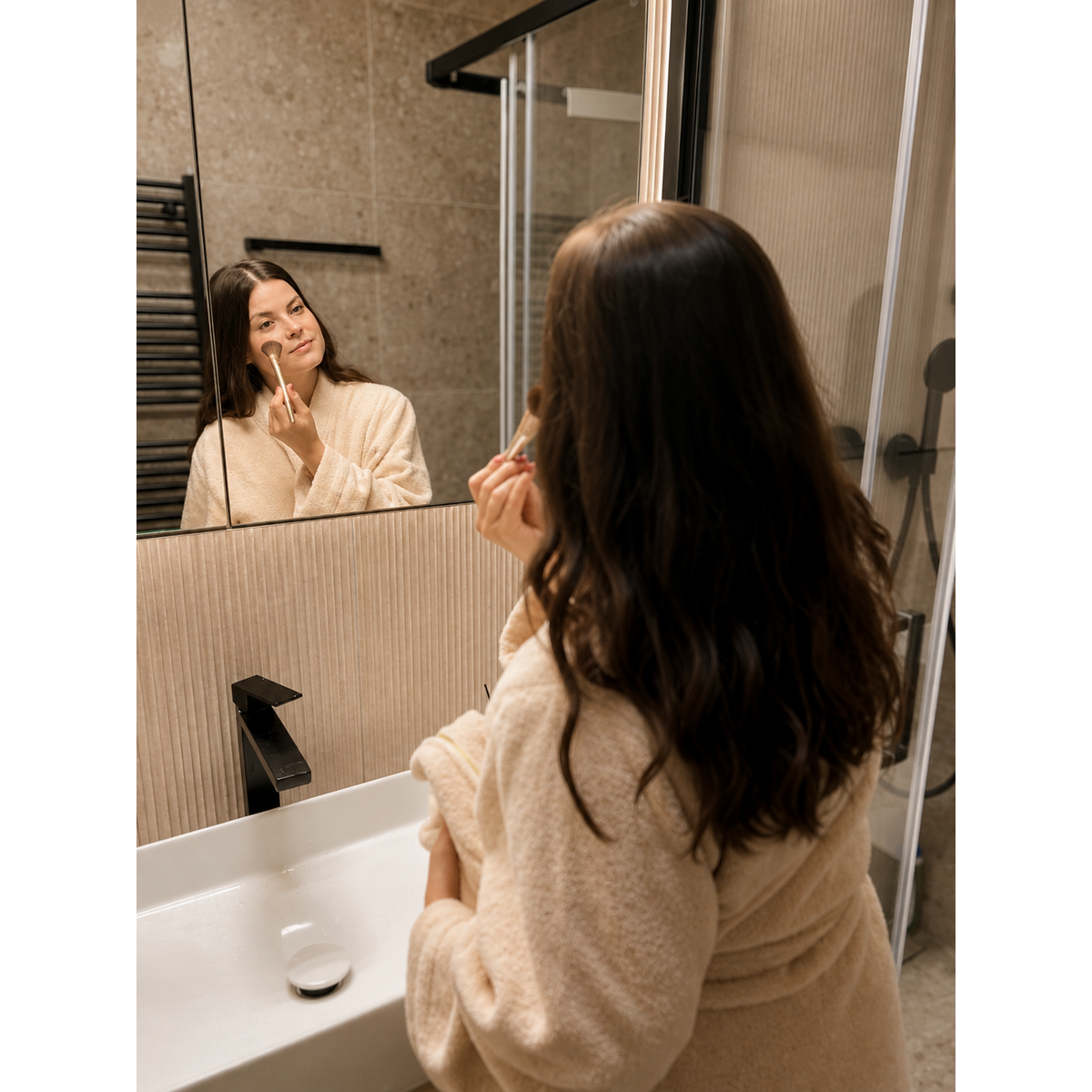 Pamukia GOTS Organic Cotton Terry Bathrobe – Unisex | Essence Collection