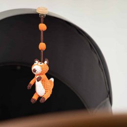 Crocheted play arch pendant fox FRED
