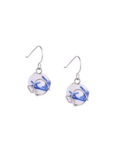 Earrings mill and tulip - Ceramics