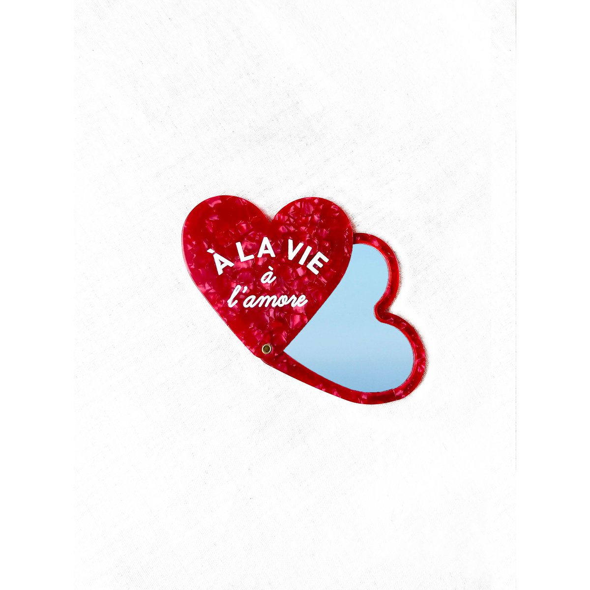 Espejo de corazón