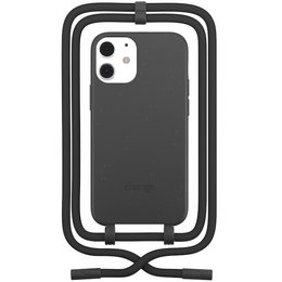 Sleek and protective iPhone 12 Mini case in black, cool grey, citrus yellow, coral pink, and mint green colors. Durable material with a slim profile.