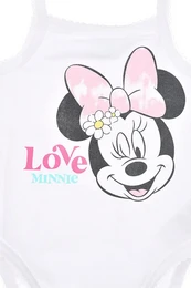 Sæt med 2 Babyvest Bodysuits, Love Minnie