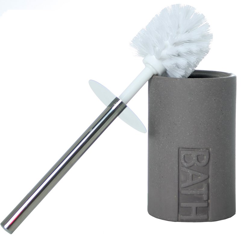 GRAY CERAMIC BRUSH HOLDER _°10X33CM ST87496