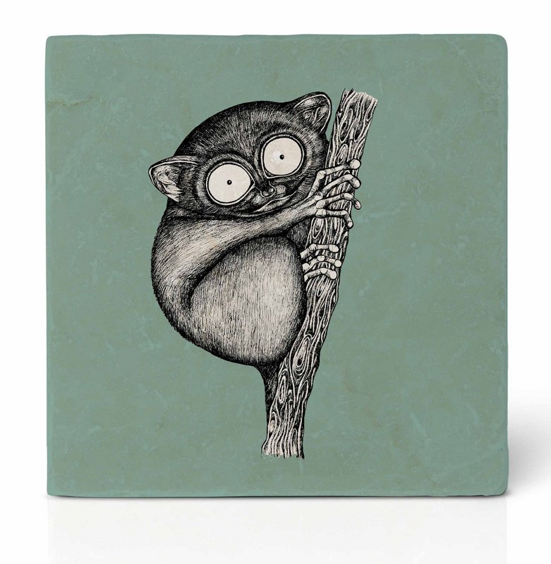 Sottobicchiere in piastrelle – Tarsier